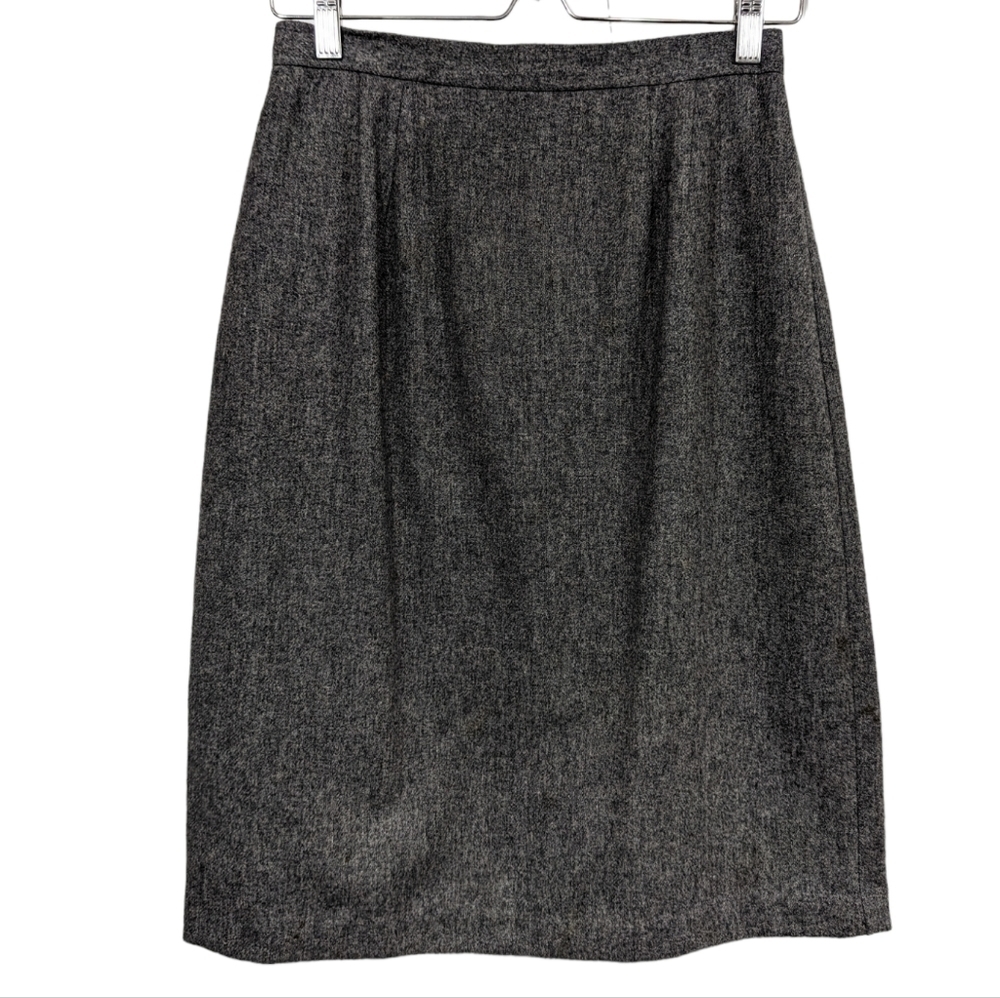 F. Shay Vintage Wool A-Line Skirt Sz 10